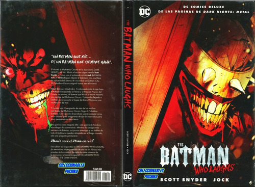 Dc Comics The Batman Who Laughs Deluxe Pasta Dura Joker (Usado)
