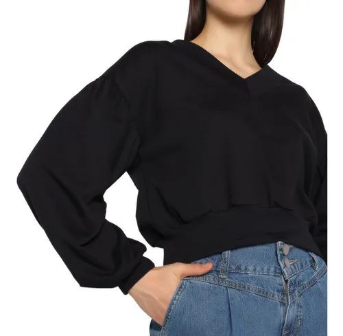 Sudadera cuello v sale