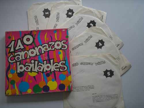 Lp Vinillo 140 Cañonazos Bailables Colección 10lps 1981