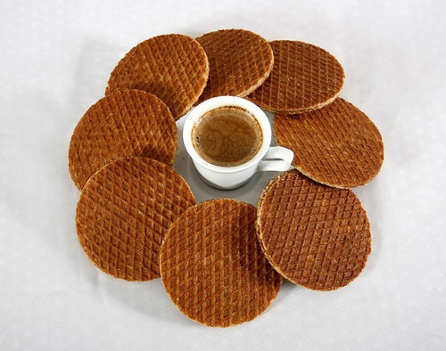 Imagem 5 de 9 de Kit Stroopwafel, Happy Waffles 50 Unidades
