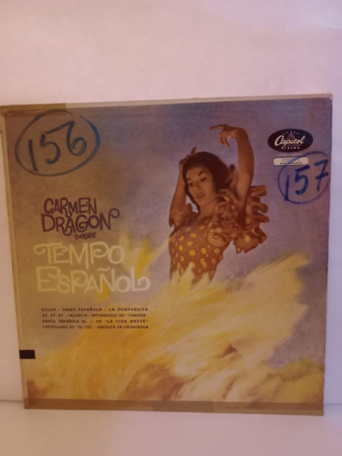 Carmen Dragón Dirige Tempo Español- Lp, Argentina