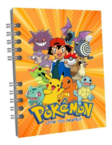 Pokemon Libro Para Colorear