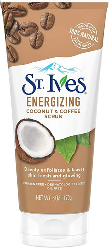 Exfoliante Facial St Ives Energizing Coconut & Coffe 170gr