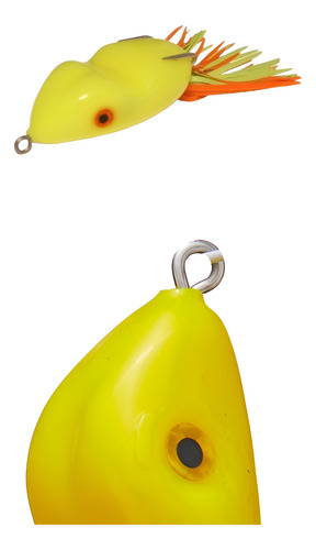 Señuelo Rana Scum Frog Super Soft Antienganche Usa Color Fluorescent Yellow Sf-121