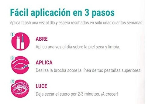 Imagen 3 de 6 de Flash Lash Avanzado Delineador Luce Pestañas Largas Y Densas