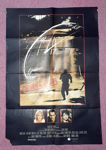 D.o.a. Dead On Arrival - Poster Afiche Original Cine 100x70