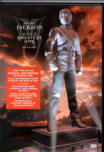 Dvd Michael Jackson - Video Greatest Hits History