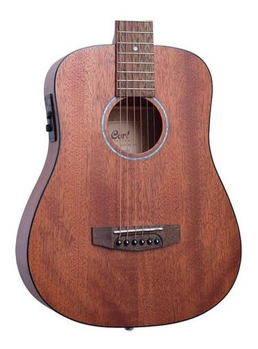 Violão Cort Baby Mahogany Ad Minime Op/b + Bag