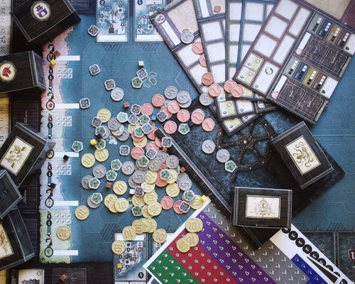 Seafall A Legacy Game Juego De Mesa En Ingles 3-5 Jugadores