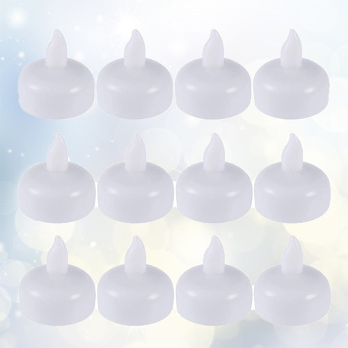 Velas Flotantes Led Impermeables Blancas Para Fiesta De Boda