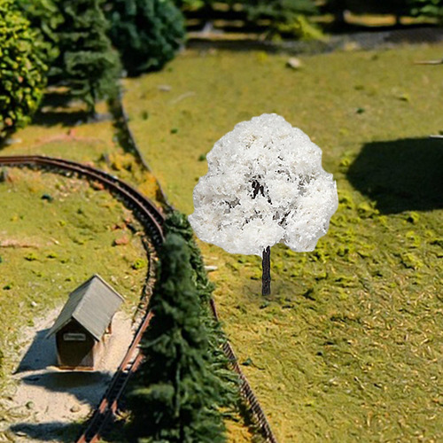 Rboles Modelo Ho Escala Árboles Escena De Nieve Árbol 10cm
