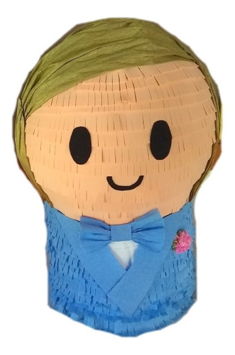 Piñata  Grande De Novio,  60 Cm Alto, Casamiento, Boda