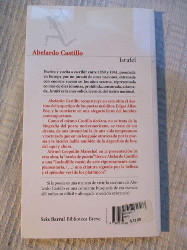 Imagen 2 de 6 de Abelardo Castillo - Israfel - Seix Barral