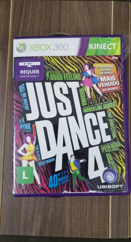 Just Dance 4 Xbox 360 Midia Fisica Kinect Em Português