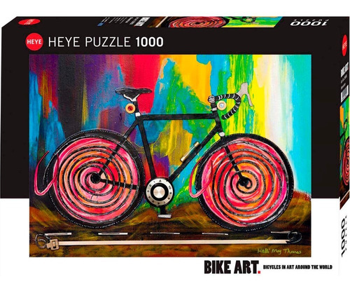 29950 Bike Art Impulso Bicicleta Rompecabezas Heye 1000 Pzas