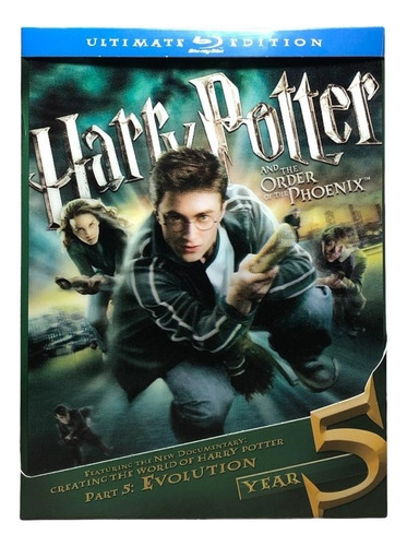 Harry Potter Año 5 Orden Del Fenix Ultimate Edition Blu-ray