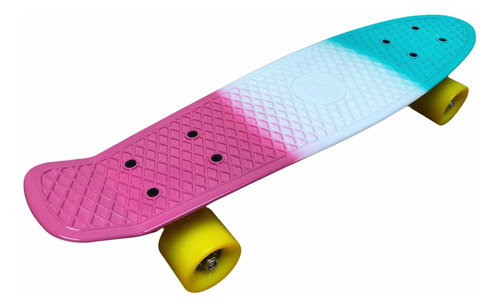 Patineta Skate Fm  Multicolor Ruedas De Silicone.