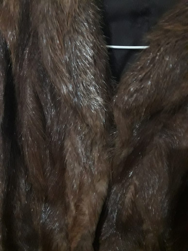 Tapado / Saco De Piel Natural Impecable! No Te Lo Pierdas!