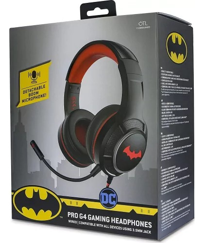 Batman Dc Pro G4 Audifonos Gaming Alambricos Nuevos