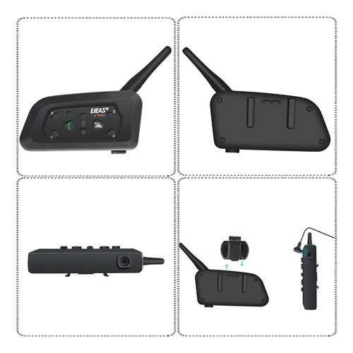 Casco Moto Bluetooth Interfono Comunicador