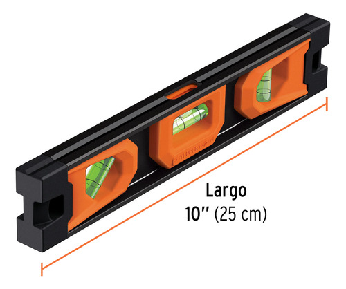 Nivel Torpedo Magnético De 10 Truper Expert