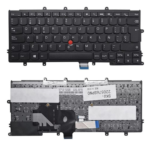 Teclado Español Lenovo Thinkpad X240|x250|x260 Retroiluminad