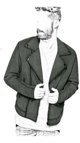 Molde, Patrón Chaqueta Campera Perfecto Hombre