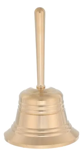 Hand Call Bell: Noise Makers Brass Teacher Handheld Bell Brass