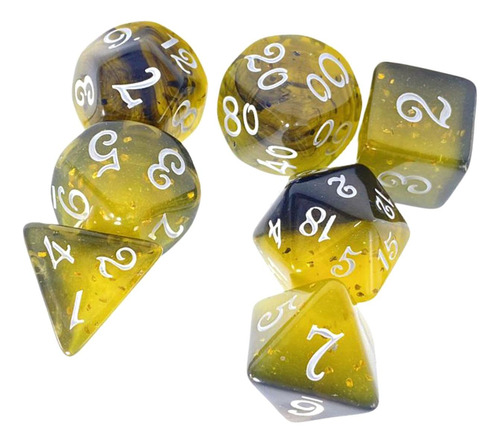 3 X 7 Piezas De Dados Poliédricos Para Juegos De Rol,