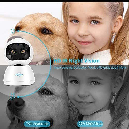 Camara Para Perro Aplicacion Telefono Wifi Mascota 1080p