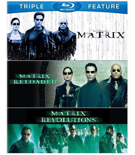 Blu Ray Matrix Trilogy Nuevo Original