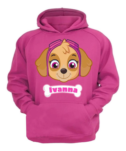 Polerón Skye Paw Patrol 2 Niña Personalizado 