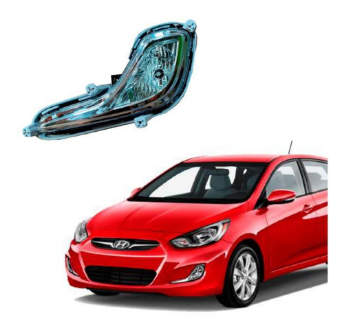 Neblinero Izquierdo Hyundai Accent 2011 - 2020 