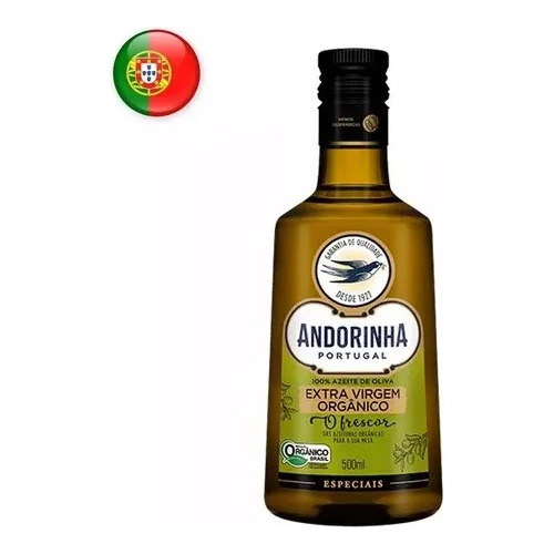 Azeite De Oliva Andorinha Extra Virgem Orgânico 500ml