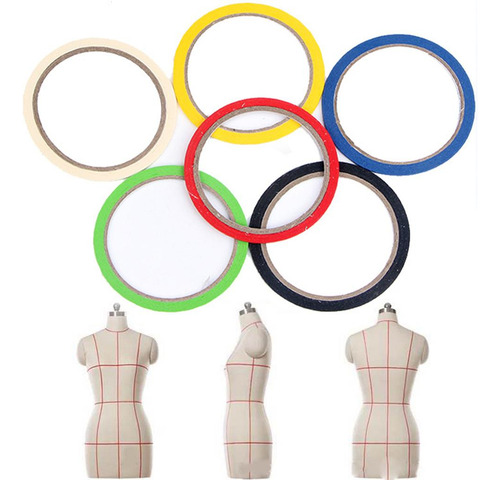 10 Pces Draping Fita Manequim Máscara Verde Verde