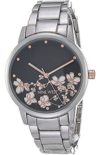 Nine West Reloj De Vestir De Cuarzo Japonés Para Mujer Con C