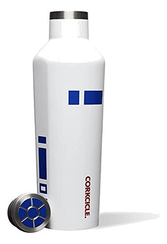Corkcicle Canteen - Botella De Agua Y Termo - Acero Inoxida. Color Star Wars- R2D2