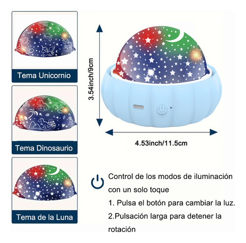 Lámpara De Proyección De Luz Para Niños Cumpleaños Regalos