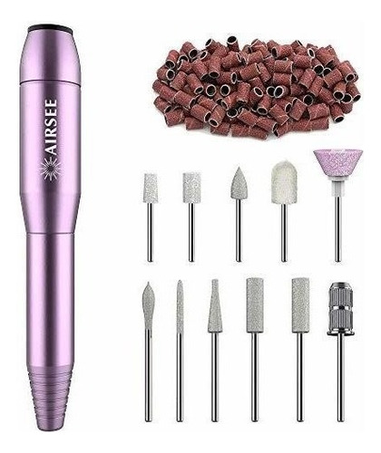 Pulidor Electrico Para Uñas Profesional Con 11 Brocas Lijado
