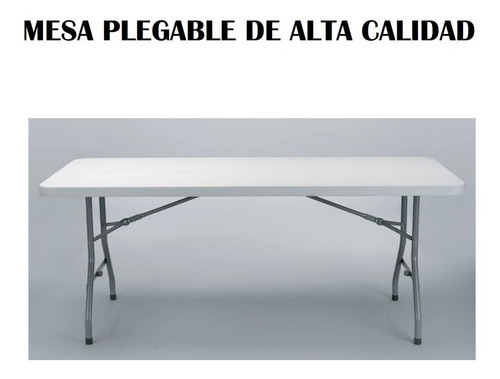 Imagen 2 de 7 de Mesa Plegable Rectangular Multiusos Basic Living #e