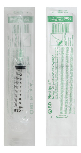 Jeringa Bd Plastipak 10 Ml 21g 32mm