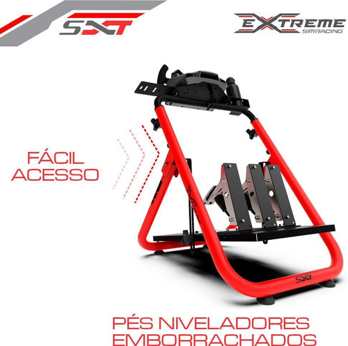 Sxt Cockpit Suporte Volante Simulador G29/g27/920/923 Cor Vermelho