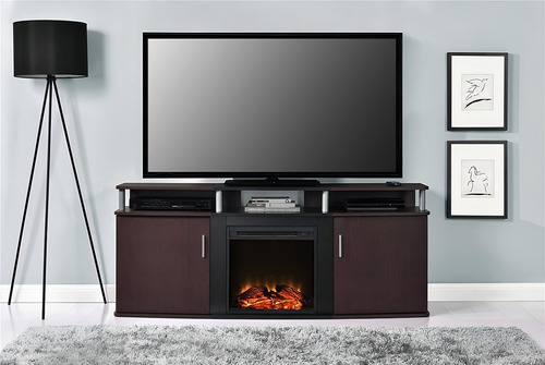 Consola - Calefactor Chimenea Para Tv De Hasta 70
