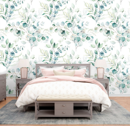 Imagen 2 de 10 de Vinilos Decorativos Mural Pared Flores, Floral