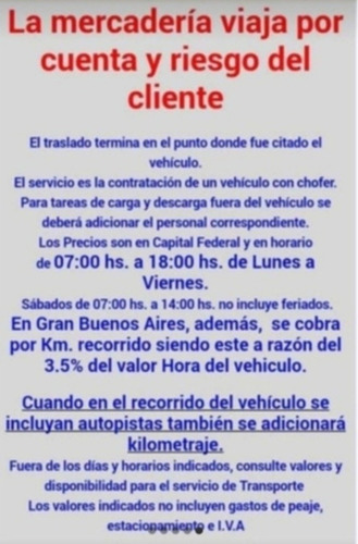 Mudanza Fletes Zona Sur Economico Avellaneda Cap