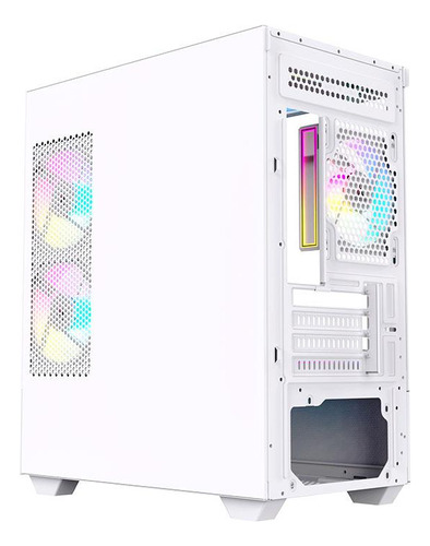 Gabinete Gamer Acegeek Elysium Mid-tower Lateral De Vidro Wh