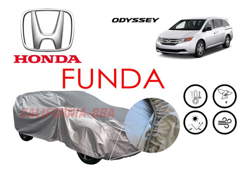 Funda Cubierta Lona Afelpada Cubre Honda Odyssey 2011-17.