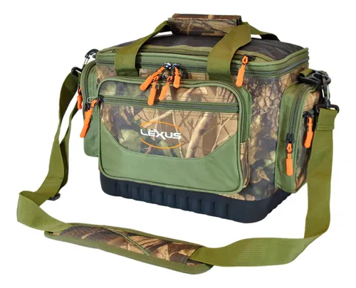 Bolso De Pesca Lexus Camuflado Base Rigida Realtree