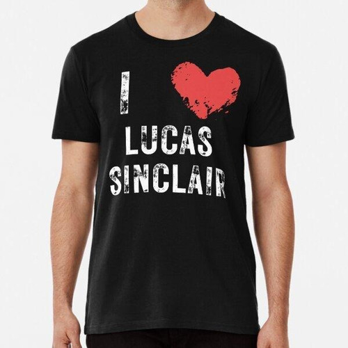 Remera I Heart Lucas Sinclair - Cosas Extrañas Algodon Premi