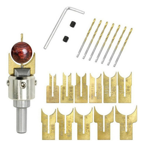 Cuentas De Madera Esfera Herramientas 6-25 Conjunto